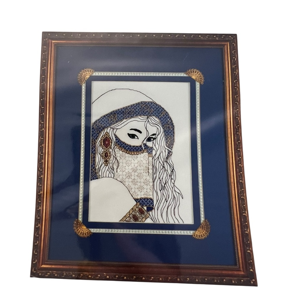 Fanta Cat Designs Illusions Cross Stitch Chart DESIREA Mythical Princess Jeweled